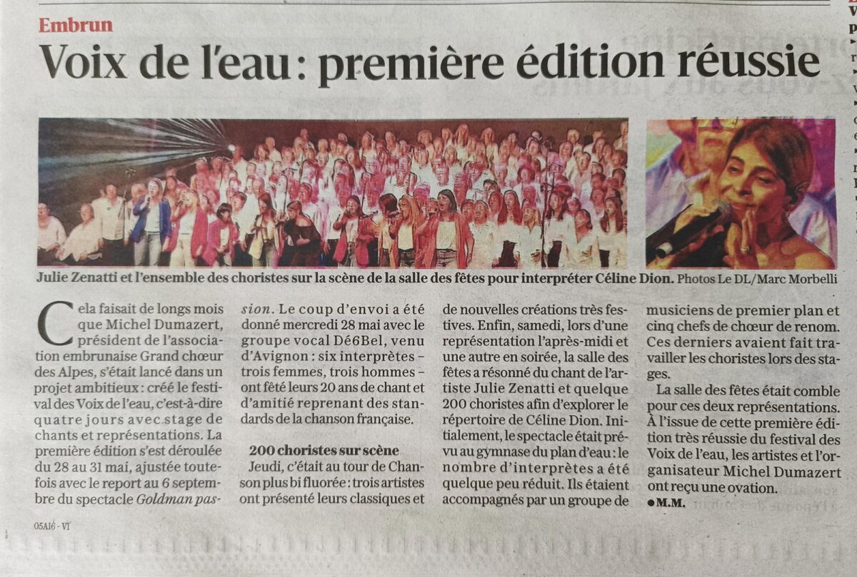 article presse festival embrun